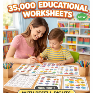 35000+ Educational Resources Bundle with MRR/PLR